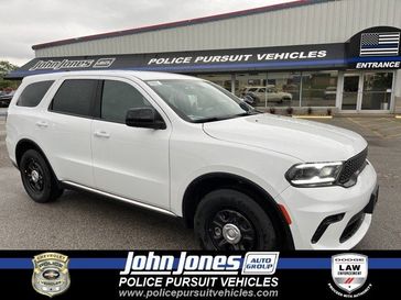 2023 Dodge Durango Pursuit in a White Knuckle Clear Coat exterior color and Blackinterior. Police Pursuit Vehicles 877-473-5546 policepursuitvehicles.com 