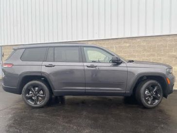 2024 Jeep Grand Cherokee L Limited 4x4 in a Baltic Gray Metallic Clear Coat exterior color and Global Blackinterior. Wilmington Auto Center Chrysler Dodge Jeep Ram (937) 556-6430 wilmingtonautocentercdjr.com 