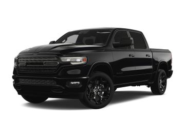 2024 RAM 1500 Limited Crew Cab 4x4 5'7' Box in a Diamond Black Crystal Pearl Coat exterior color and Blackinterior. Victor Chrysler Dodge Jeep Ram 585-236-4391 victorcdjr.com 