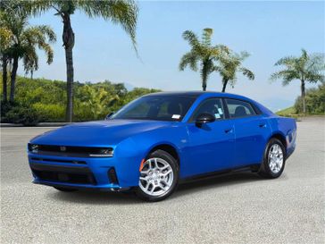 New 2026 Dodge Charger R/T 4-door Awd in a Bludicrous exterior color and Blackinterior. Southbay Chrysler Jeep Dodge Ram (424) 404-5521 pixelmotiondemo.com 