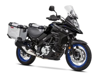 2023 Suzuki V-Strom in a Black exterior color. Greater Boston Motorsports 781-583-1799 pixelmotiondemo.com 