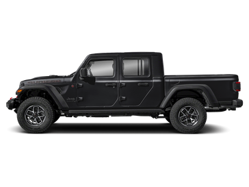 New 2026 Jeep Gladiator Rubicon in a Black Clear Coat exterior color and Blackinterior. Perkins La Junta 719-383-2250 perkinslajunta.com 