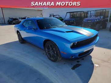 2023 Dodge Challenger SXT Awd in a B5 Blue exterior color and Blackinterior. Sahara Motors Ely LLC 775-251-8145 saharamotorsely.com 