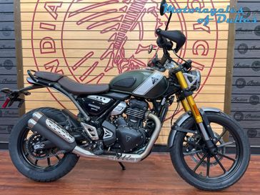 2025 Triumph Scrambler 400 X  Matte Khakie Green/Fusion White