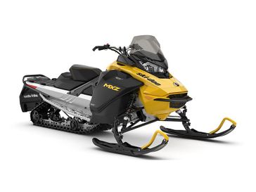 2024 Ski-Doo MXZ Sport in a Neo Yellow exterior color. New England Powersports 978 338-8990 pixelmotiondemo.com 