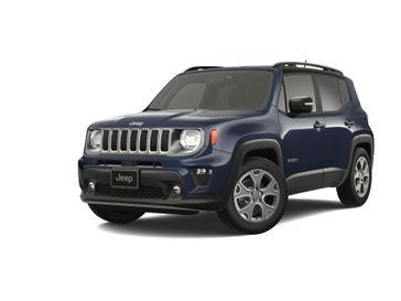 2023 Jeep Renegade Limited 4x4 in a Slate Blue Pearl Coat exterior color and Blackinterior. Victor Chrysler Dodge Jeep Ram 585-236-4391 victorcdjr.com 