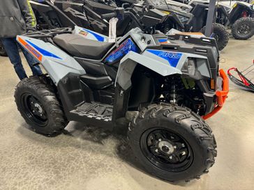 2025 POLARIS SCRAMBLER 850 STORM GRAY AND RADAR BLUE 