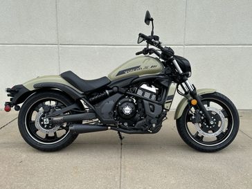 2024 Kawasaki Vulcan S ABS in a Pearl Sand Khaki/Ebony exterior color. Cross Country Powersports 732-491-2900 crosscountrypowersports.com 