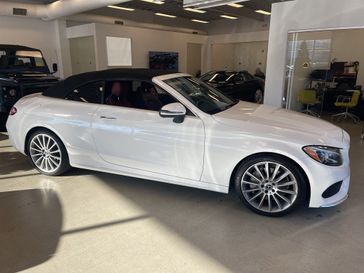 2018 Mercedes-Benz C-Class C 300 CONVERTIBLE in a White exterior color and Blackinterior. Lotus North Jersey 908-376-2300 lotusnj.com 