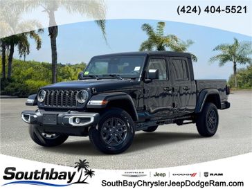 New 2026 Jeep Gladiator Sport S 4x4 in a Black Clear Coat exterior color and Blackinterior. Southbay Chrysler Jeep Dodge Ram (424) 404-5521 pixelmotiondemo.com 