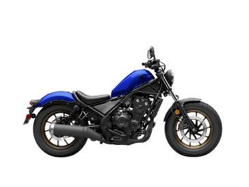 2023 Honda Rebel 500 in a Candy Blue exterior color. Parkway Cycle (617)-544-3810 parkwaycycle.com 