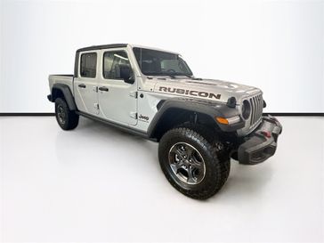 2023 Jeep Gladiator Rubicon 4x4 in a Silver Zynith Clear Coat exterior color and Blackinterior. Sheridan Motors Auto (307) 218-2217 sheridanmotors.com 