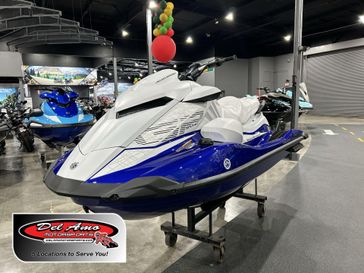 2025 Yamaha GP SVHO W/AUDIO  in a WHITE/RACING BLUE exterior color. Del Amo Motorsports of Redondo Beach (424) 390-7811 delamomotorsports.com 