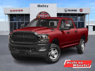 2024 RAM 2500 Tradesman Crew Cab 4x2 8' Box in a Flame Red Clear Coat exterior color and Blackinterior. Melloy Dodge RAM FIAT 505-588-4459 melloydodge.com 