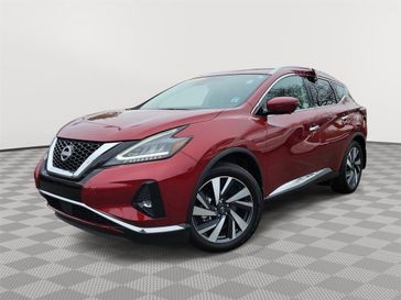 2023 Nissan Murano SL in a Red exterior color and Graphiteinterior. Glenview Luxury Imports 847-904-1233 glenviewluxuryimports.com 