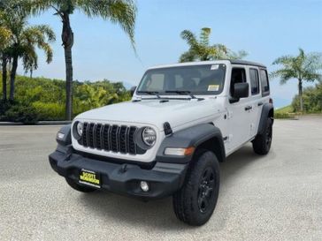 New 2026 Jeep Wrangler Sport in a White/off-white exterior color and Blackinterior. Southbay Chrysler Jeep Dodge Ram (424) 404-5521 pixelmotiondemo.com 