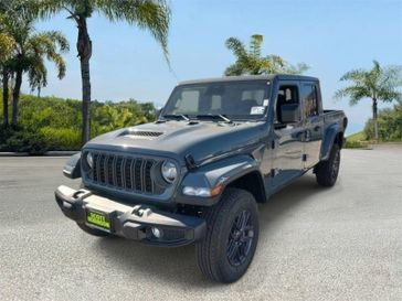 New 2026 Jeep Gladiator Sport S in a Gray exterior color and Blackinterior. Southbay Chrysler Jeep Dodge Ram (424) 404-5521 pixelmotiondemo.com 