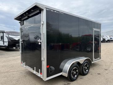 2022 Stealth ENCLOSED7X14  in a Black exterior color. New England Powersports 978 338-8990 pixelmotiondemo.com 
