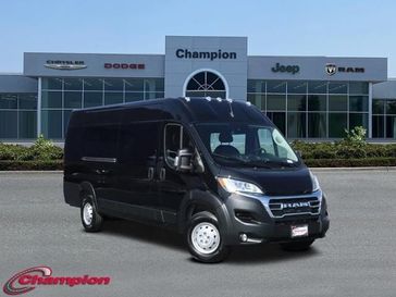 2023 RAM Promaster 3500 Window Van High Roof 159' Wb Ext in a Black exterior color and VINYLinterior. Champion Chrysler Jeep Dodge Ram 800-549-1084 pixelmotiondemo.com 