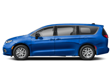 New 2026 Chrysler Pacifica Select in a Hydro Blue Pearl Coat exterior color and Blackinterior. Perkins La Junta 719-383-2250 perkinslajunta.com 
