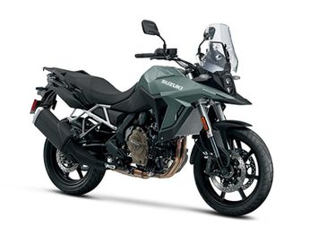 2024 Suzuki V-Strom in a Gray exterior color. New England Powersports 978 338-8990 pixelmotiondemo.com 