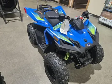 2025 Polaris OUTLAW 70 EFI VELOCITY BLUE AND LIFTED LIME 