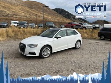 2018 Audi A3 e-tron Premium in a Ibis White exterior color and Chestnut Browninterior. Rocky Mountain Yeti Jackson Hole 307-733-5337 rockymountainyetijacksonhole.com 