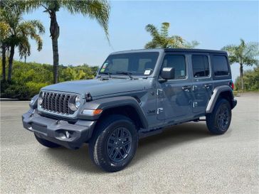 New 2026 Jeep Wrangler 4-door Sport in a Anvil Clear Coat exterior color and Blackinterior. Southbay Chrysler Jeep Dodge Ram (424) 404-5521 pixelmotiondemo.com 