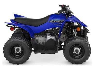 2023 Yamaha YFZ in a Team Yamaha Blue exterior color. Parkway Cycle (617)-544-3810 parkwaycycle.com 