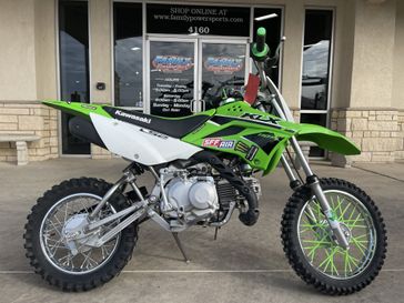 2023 KAWASAKI KLX 110R L in a GREEN exterior color. Family PowerSports (877) 886-1997 familypowersports.com 