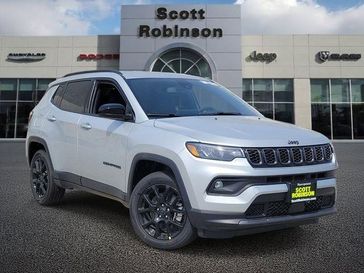 New 2026 Jeep Compass Latitude in a Silver exterior color and Blackinterior. Southbay Chrysler Jeep Dodge Ram (424) 404-5521 pixelmotiondemo.com 