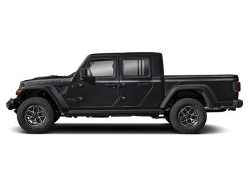 New 2026 Jeep Gladiator Rubicon in a Black Clear Coat exterior color and Blackinterior. Perkins La Junta 719-383-2250 perkinslajunta.com 