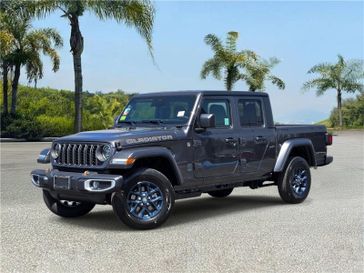 New 2026 Jeep Gladiator 85th Anniversary Edition 4x4 in a Granite Crystal Metallic Clear Coat exterior color and Blackinterior. Southbay Chrysler Jeep Dodge Ram (424) 404-5521 pixelmotiondemo.com 