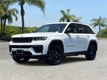 New 2026 Jeep Grand Cherokee Limited in a White/off-white exterior color and Global Blackinterior. Southbay Chrysler Jeep Dodge Ram (424) 404-5521 pixelmotiondemo.com 