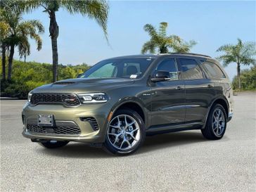 New 2026 Dodge Durango Gt Plus Awd Hemi V8 in a Green Machine exterior color and Red/Black/Ebonyinterior. Southbay Chrysler Jeep Dodge Ram (424) 404-5521 pixelmotiondemo.com 