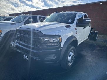 2024 RAM 5500 Tradesman Chassis Crew Cab 4x4 84' Ca in a Bright White Clear Coat exterior color. Gupton Motors Inc 615-384-2886 guptonmotors.com 