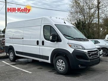 2024 RAM Promaster 2500 Slt+ Cargo Van High Roof 159' Wb in a Bright White Clear Coat exterior color. Hill-Kelly Dodge (850) 786-2130 hillkellydodge.com 