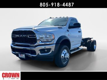 2022 RAM 4500 Chassis Cab Tradesman in a Bright White Clear Coat exterior color and Diesel Gray/Blackinterior. Ventura Auto Center 866-978-2178 venturaautocenter.com 