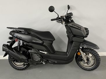 2023 Yamaha Zuma in a Matte Black exterior color. Plaistow Powersports (603) 819-4400 plaistowpowersports.com 