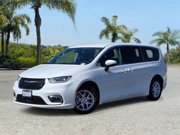 Used 2023 Chrysler Pacifica Touring L FWD in a Bright White Clear Coat exterior color and Blackinterior. Southbay Chrysler Jeep Dodge Ram (424) 404-5521 pixelmotiondemo.com 