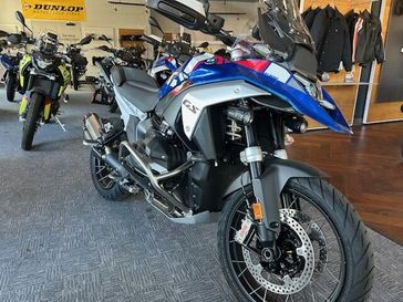 2024 BMW R1300GS in a RACING BLUE METALLIC exterior color. Calmoto 925.583.3300 calmoto.com 