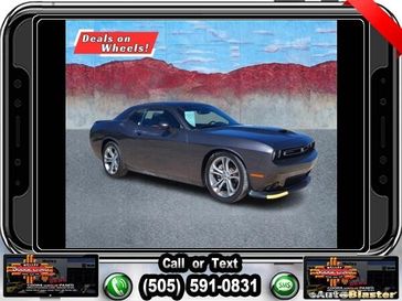 2022 Dodge Challenger GT in a Granite Crystal Metallic Clear Coat exterior color and Ruby Red/Blackinterior. Melloy Dodge RAM FIAT 505-588-4459 melloydodge.com 