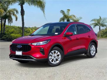 Used 2023 Ford Escape Active FWD in a Cinnabar Red Metallic Premium Colorant exterior color and Ebonyinterior. Southbay Chrysler Jeep Dodge Ram (424) 404-5521 pixelmotiondemo.com 