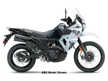 2025 Kawasaki KLR&sup2; 650 Base  PEARL CRYSTAL WHITE/METALLIC CARBON GRAY
