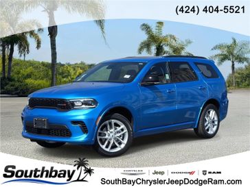 New 2026 Dodge Durango Gt Plus Awd in a B5 Blue exterior color and Blackinterior. Southbay Chrysler Jeep Dodge Ram (424) 404-5521 pixelmotiondemo.com 