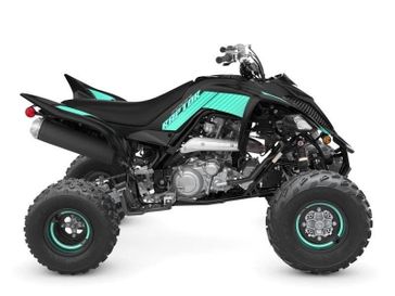 2024 Yamaha Raptor in a Yamaha Black exterior color. New England Powersports 978 338-8990 pixelmotiondemo.com 