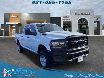 2024 RAM 2500 Tradesman Crew Cab 4x4 6'4' Box in a Bright White Clear Coat exterior color and Diesel Gray/Blackinterior. Stan McNabb Chrysler Dodge Jeep Ram FIAT 931-408-9662 