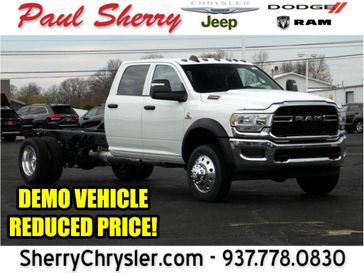 New 2024 RAM 5500 Tradesman Chassis Crew Cab 4x4 84' Ca Bright White Clear Coat