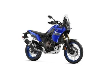 2024 Yamaha Tenere in a Team Yamaha Blue exterior color. Parkway Cycle (617)-544-3810 parkwaycycle.com 