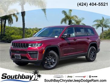 New 2026 Jeep Grand Cherokee L Laredo Altitude 4x4 in a Velvet Red Pearl Coat exterior color and Global Blackinterior. Southbay Chrysler Jeep Dodge Ram (424) 404-5521 pixelmotiondemo.com 